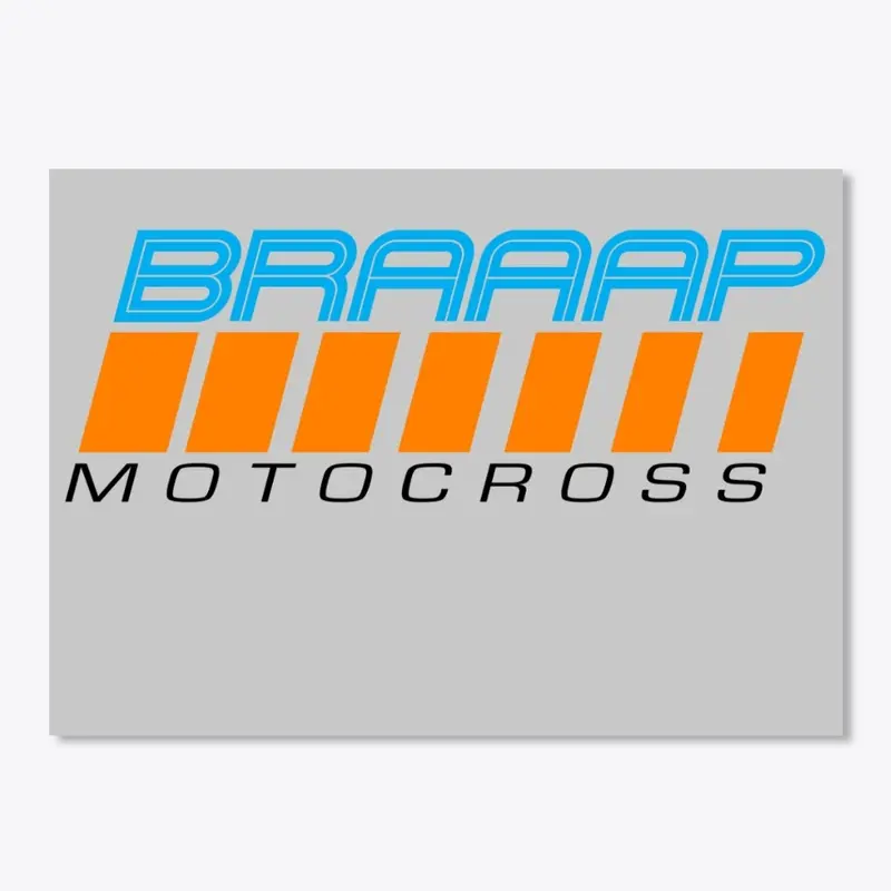 Braaap Motocross Retro MX logo